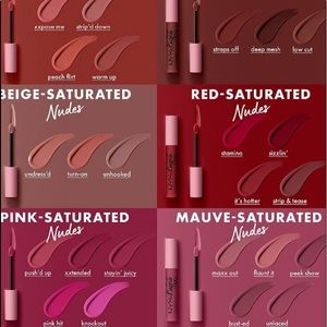NYX lingerie XXL matte liquid lipstick NEW! MANY RARE shades brand new!